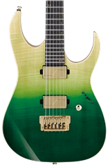 Ibanez LHM1 Transparent Green Radiation - Elektromos gitár