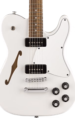 Fender Jim Adkins JA-90 Telecaster Thinline LRL WH - Elektromos gitár