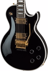 Gibson Custom Les Paul Axcess Custom w/ Ebony Fingerboard Floyd Rose Gloss Ebony - Elektromos gitár