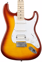 Fender Squier Affinity Series Stratocaster FMT HSS MN SSB - Elektromos gitár