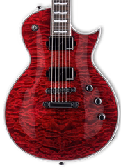 ESP LTD EC-1000 QM See Thru Black Cherry Fluence - Elektromos gitár