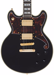D'Angelico Deluxe Brighton Black - Elektromos gitár