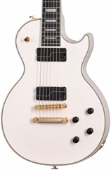 Epiphone Matt Heafy Origins Les Paul Custom 7 Bone White - Elektromos héthúros gitár
