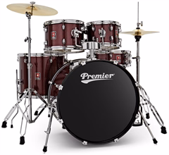 Premier Revolution 22" 5pc Drum Kit Red Sparkle - Dobszett