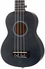 Cascha HH 3969 Soprano Ukulele Bundle Black - Ukulele szett