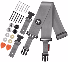 Amumu SNAPLOCK PRO Gunsmoke Gray - Gitár hevederek