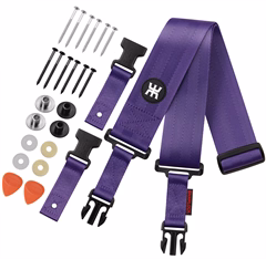 Amumu SNAPLOCK PRO Purple - Gitár hevederek