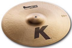 Zildjian 18" K dark crash thin (használt)
