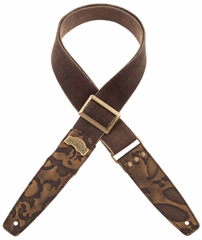 Magrabò Stripe SS Cotton Washed Brown / Grifo 5 cm - Gitár hevederek