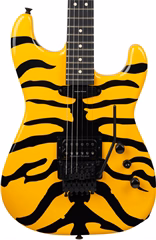 Jackson Pro Origins 1985 Limited Edition San Dimas SD1 HH FR EBY Yellow Bengal - Elektromos gitár