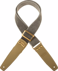 Magrabò Stripe SS Cotton Washed Grey / Pistachio 5 cm - Gitár hevederek
