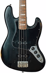 Fender 1980 Jazz Bass Black RW - Elektromos basszusgitár