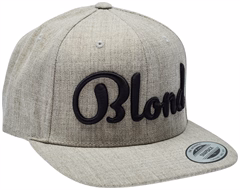 Blond Classic Snapback Grey & Black - Siltes sapka