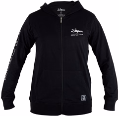 Zildjian Lightweight Zip Hoodie, Black – XL - Pulóver