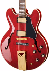 Gibson Marcus King ES-345 Sixties Cherry - Szemiakusztikus gitár