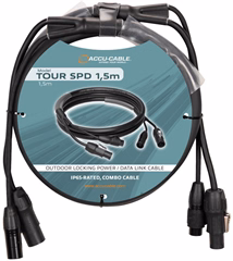 Accu cable Tour SPD 1,5m - DMX kábel