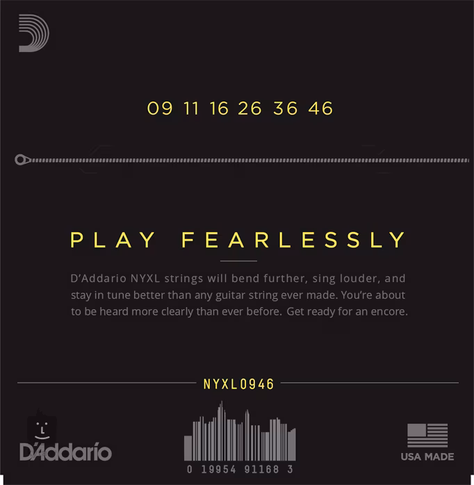 D'Addario NYXL0946 - Húrok elektromos gitárra