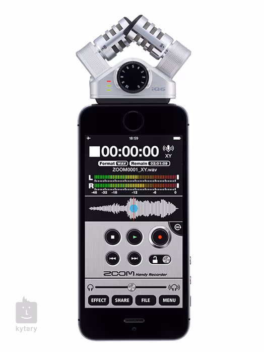 Zoom iQ6 (kicsomagolt) - iPhone/iPod/iPad mikrofon