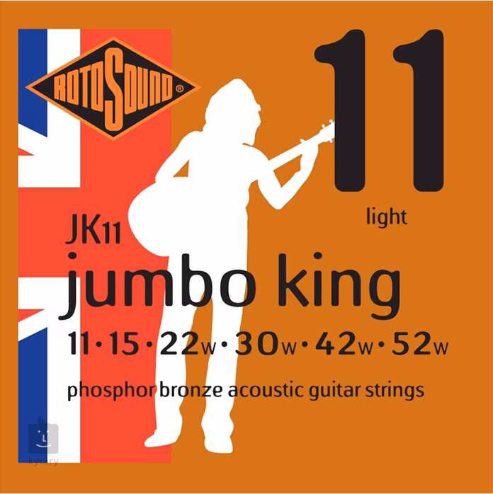 Rotosound JK11 Jumbo King - Fém húrok akusztikus gitárra
