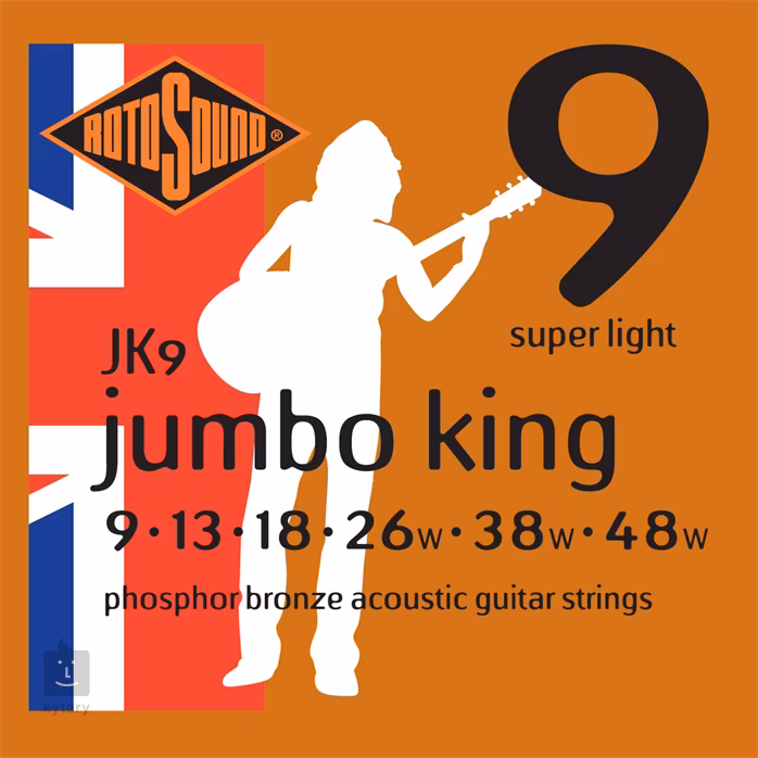 Rotosound JK9 Jumbo King - Fém húrok akusztikus gitárra