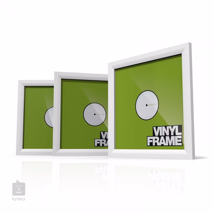 Glorious Vinyl Frame Set 12" White - Vinyl hanglemez keret