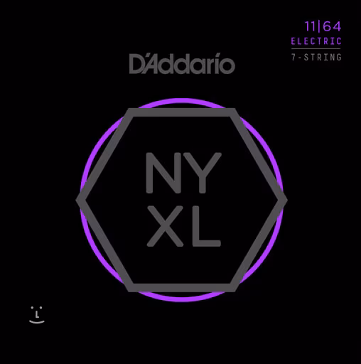 D'Addario NYXL1164 - 7 húros elektromos gitár húrok
