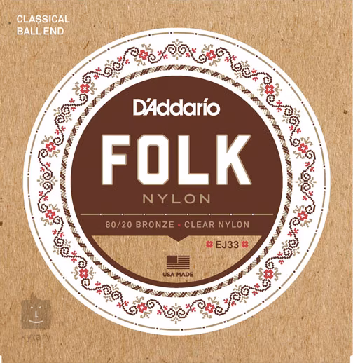D'Addario EJ33 Ball End - Nylon húrok klasszikus gitárra