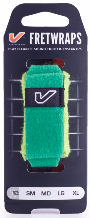 Gruvgear FretWraps Green Large - Húr tompító