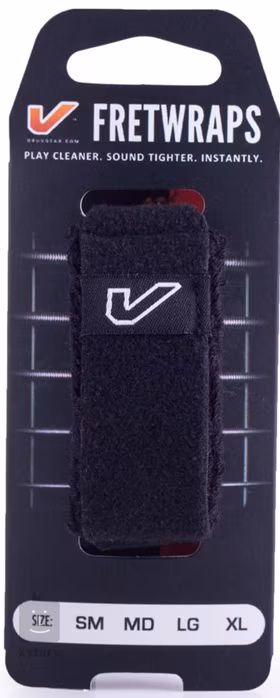 Gruvgear FretWraps Black Medium - Húr tompító