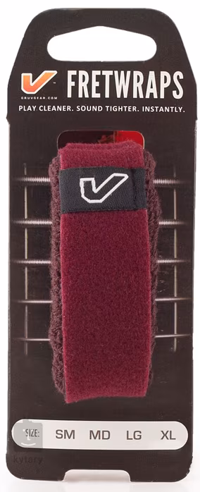 Gruvgear FretWraps Burgundy Small - Húr tompító