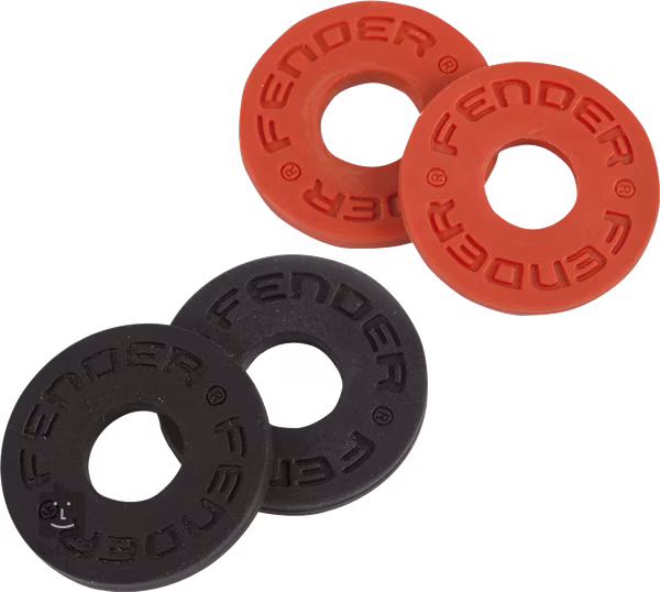 Fender Strap Blocks Black & Red - Hevederzár