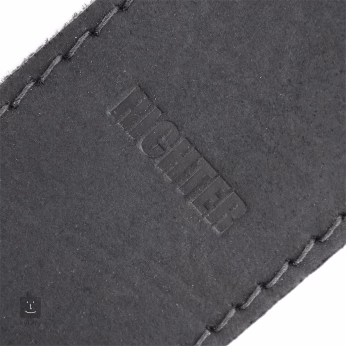 Richter Raw II Contour Waxy Suede Black - Gitár hevederek