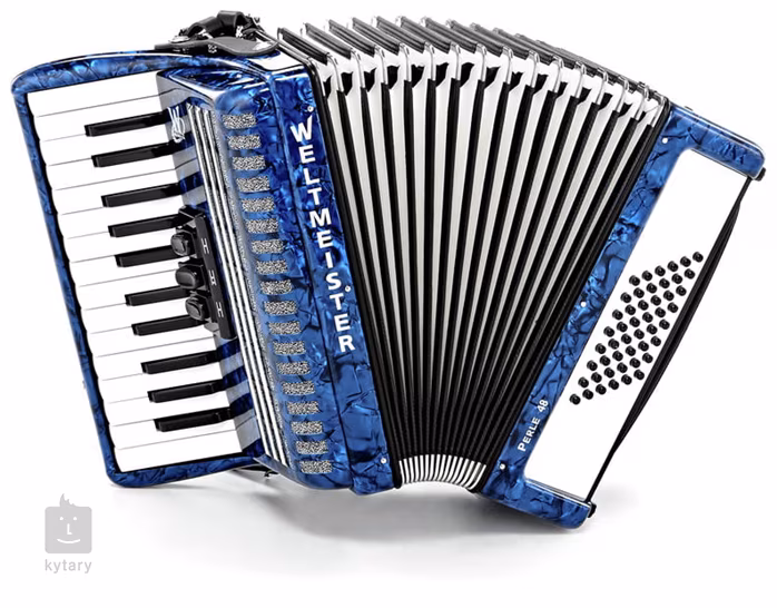 Weltmeister Perle II 48 blue - Tangóharmonika