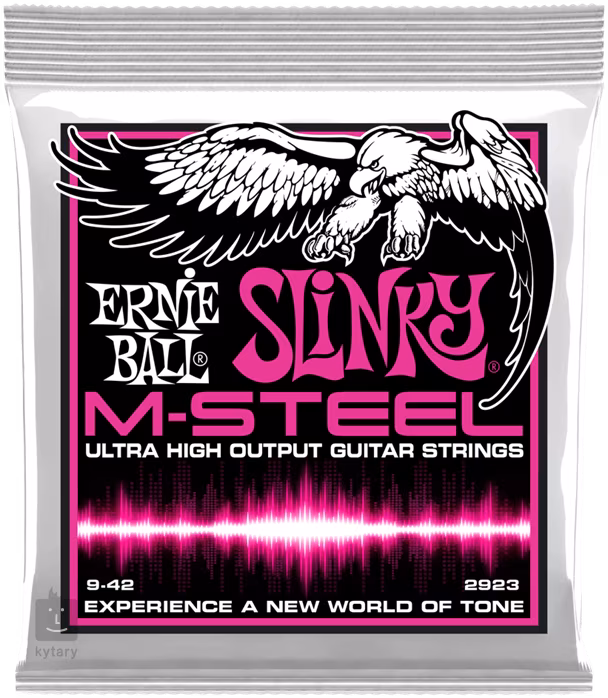 Ernie Ball 2923 M-Steel Super Slinky - Húrok elektromos gitárra
