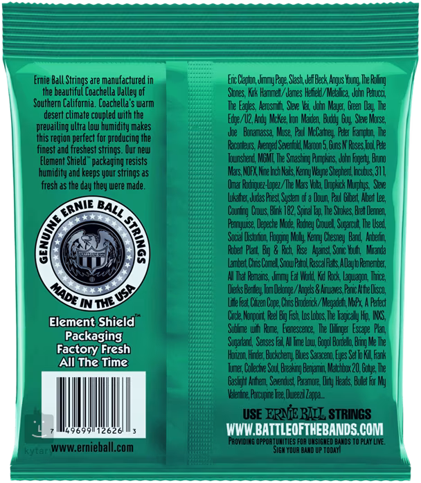 Ernie Ball 2626 Nickel Wound Not Even Slinky - Húrok elektromos gitárra