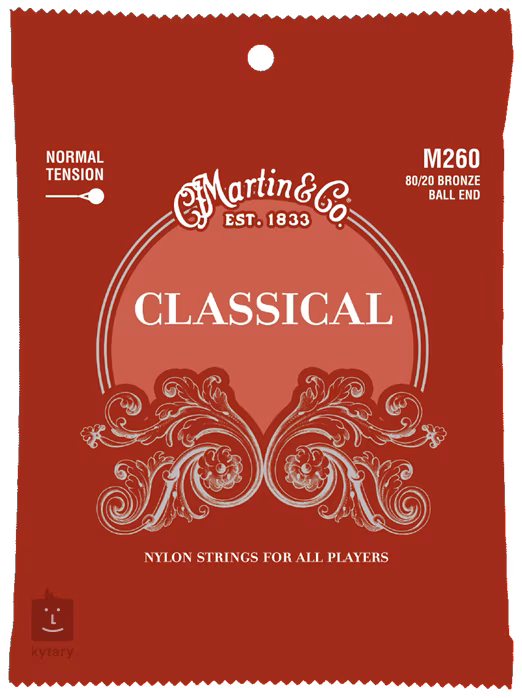 Martin Classical Normal Tension Ball End - Nylon húrok klasszikus gitárra