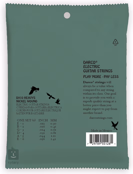 Darco D910 Heavys - Húrok elektromos gitárra