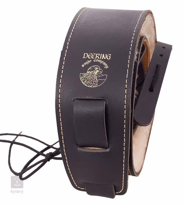 Deering Lambswool Cradle Strap Black - Bendzsó heveder