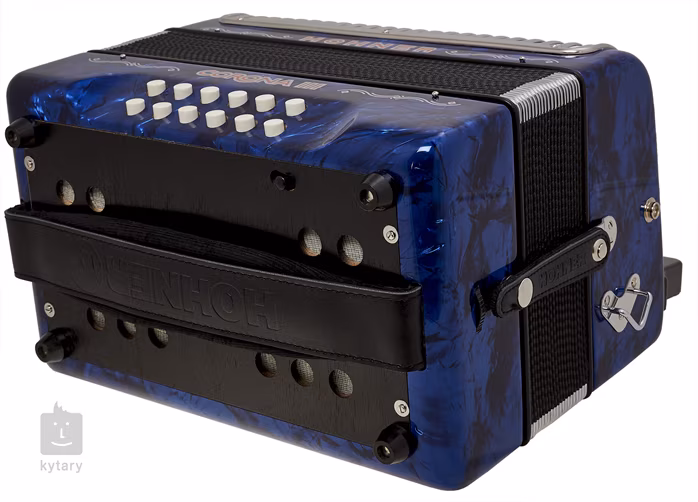 Hohner Corona III BbEbAb, dark blue - Diatonikus tangóharmonika