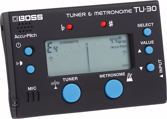 Boss TU-30 - Hangoló metronómmal