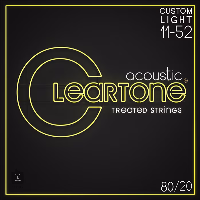Cleartone 80/20 Bronze 11-52 Custom Light - Fém húrok akusztikus gitárra