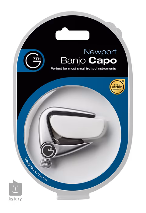 G7th Newport Banjo Silver - Kapodaszter