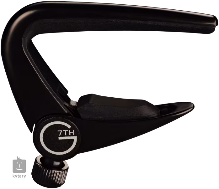 G7th Newport 6-String Black - Kapodaszter