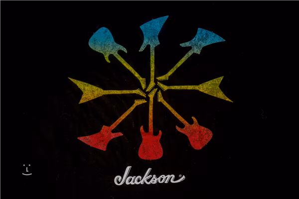 Jackson Guitar Shapes T-Shirt Black XXL - Póló