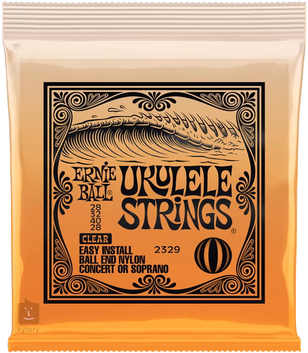 Ernie Ball Ukulele Strings Clear Nylon - Soprano/koncert ukulelé húrok