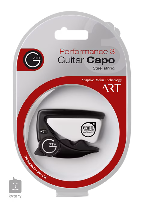 G7th Performance 3 6-String Black - Kapodaszter