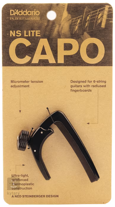 D'Addario PW-CP-07 NS Lite Capo - Kapodaszter
