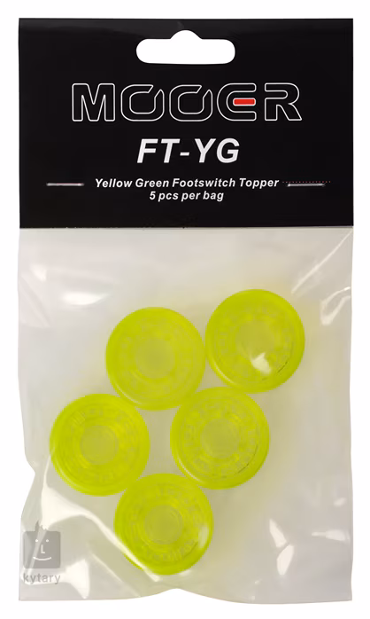 Mooer Candy Footswitch Topper Yellow/Green - Footswitch borító
