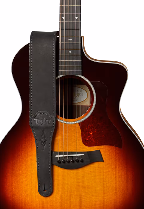 Taylor Gemstone Strap Black - Gitár hevederek