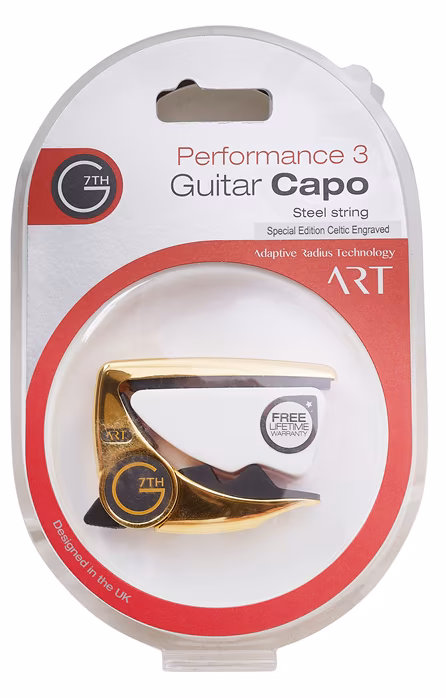 G7th Performance 3 6-String Celtic Gold - Kapodaszter
